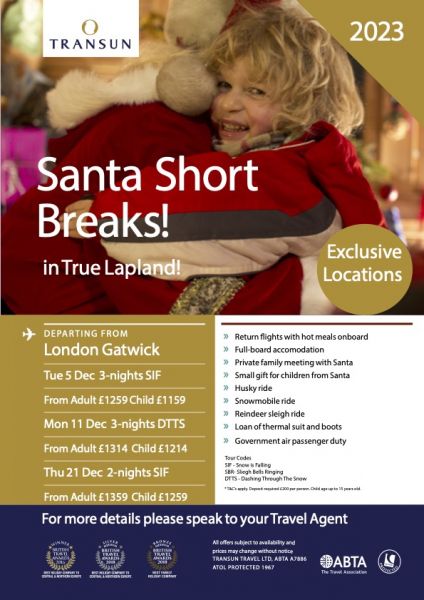 Santa Short Breaks 2023