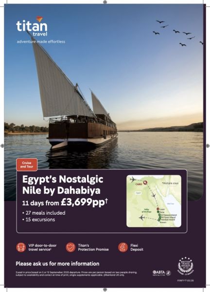 Titan Tours Egypt Dahabiya